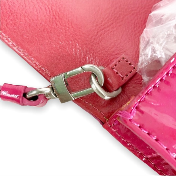 Cole Haan Hot Pink Large Clutch Purse - Picture 7 of 8